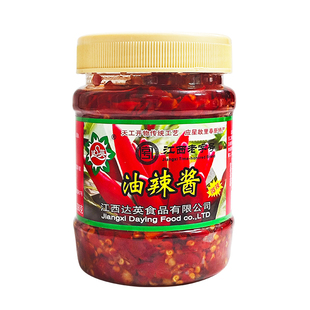 江西奉新特产达英辣椒酱390g油辣剁椒鱼头微辣蒜蓉拌饭拌面香辣酱