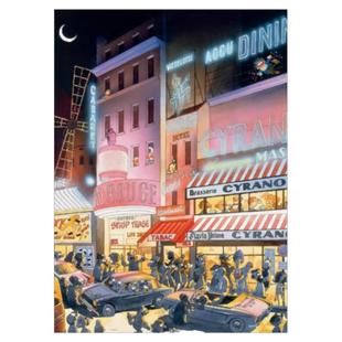 绝版复刻包邮德国HEYE进口成人益智拼图玩具8576红磨坊1000片三角