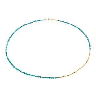 Monica Vinader莫妮卡项链Rio Beaded绿松石串珠项链女士轻奢小众