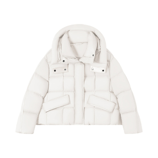 熙薇『清浅流年』2025冬季新款设计师休闲羽绒服H7164