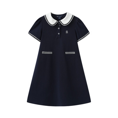 时尚连衣裙POLOWALK学院风女夏季