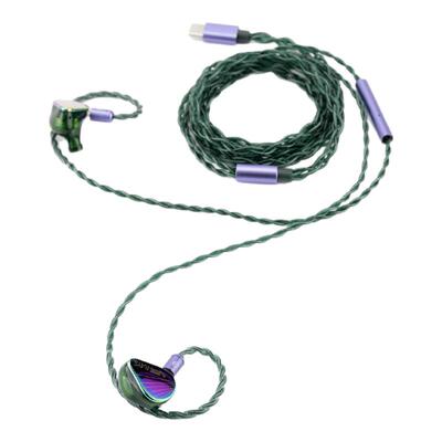 水月雨Rays光束USB-C游戏声卡平板双单元专业游戏入耳式耳机
