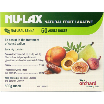 澳大利亚nu-lax乐康膏片芦荟西梅
