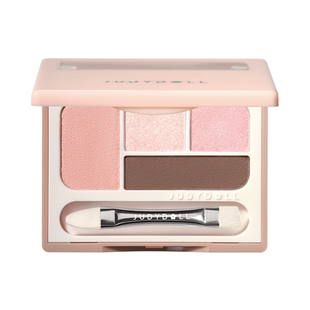 Judydoll橘朵四色卧蚕盘01女学生日常提亮下至珠光修容眼影一体盘