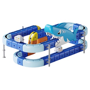 2026新款磁力积木轨道车魔幻百变儿童女男孩益智生日礼物拼装玩具