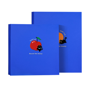 皮质覆膜自粘式相册本大容量家庭纪念情侣恋爱旅游影集方竖版通用