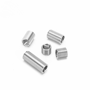 不锈钢304细扣细牙钢丝螺套修复螺纹护套丝牙套M7M9*1.0*1.25*1.5