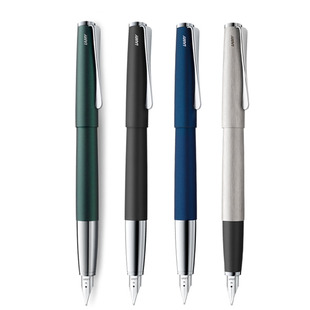 包邮德国Lamy凌美Studio演艺/演绎帝国蓝/海蓝宝石钢笔/金笔 练字