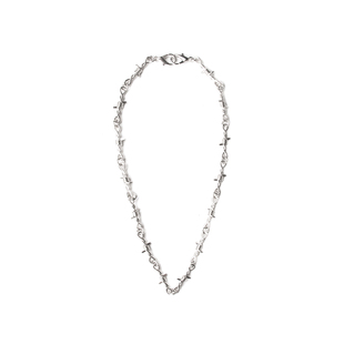 UMB时尚个性潮流环刺荆棘项链颈圈 嘻哈说唱朋克芒刺搭配饰品链子