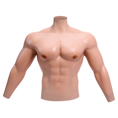 smitizen高体脂肌肉衣硅胶假肌肉男cosplay道具装伪爷腹肌衣