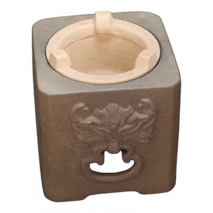 炭炉内胆粗陶围炉煮茶碳炉耐火耐高温炉膛炉芯煮茶器内胆干烧不裂