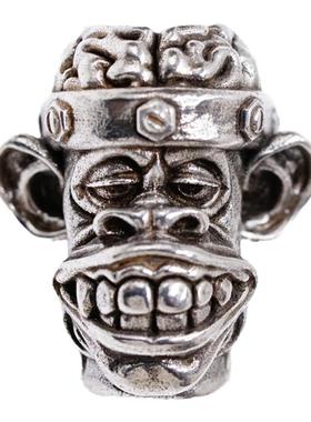 渡鸦愚人节限定无聊猿纯银吊坠