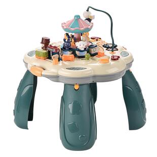 儿童游戏桌一岁宝宝玩具益智婴儿积木桌0男童1男孩生日礼物3周岁2