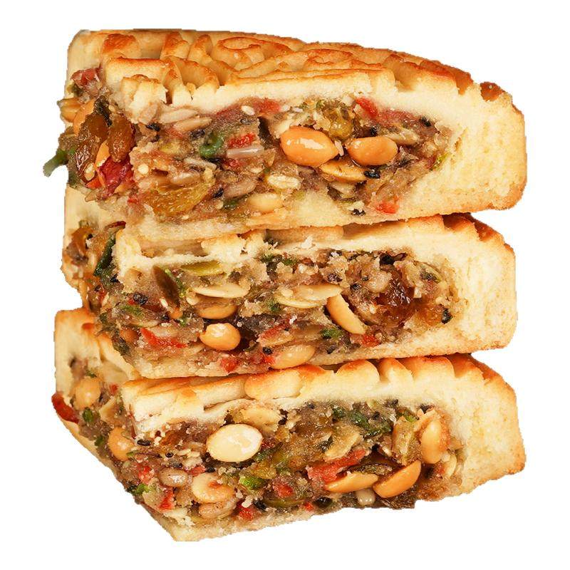 马四清真老式大月饼青红丝100g
