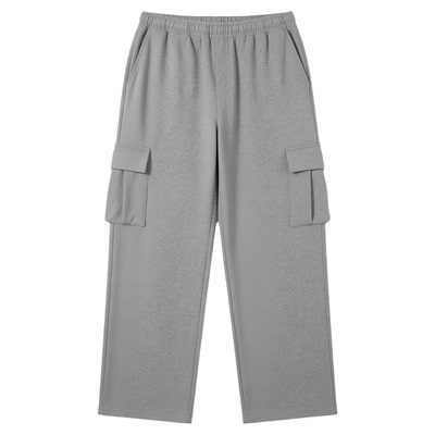 AFTERGLOW骑兵斜纹针织工装百搭休闲卫裤 春夏风琴袋直筒休闲裤