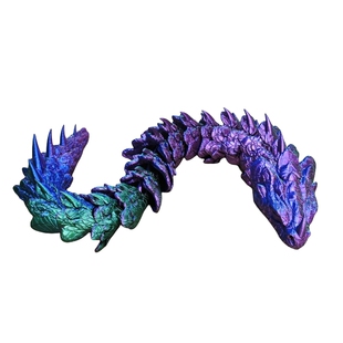 可活动镭射海怪孩童玩具变异海蛇模型摆件海龙造景装饰儿童节礼物