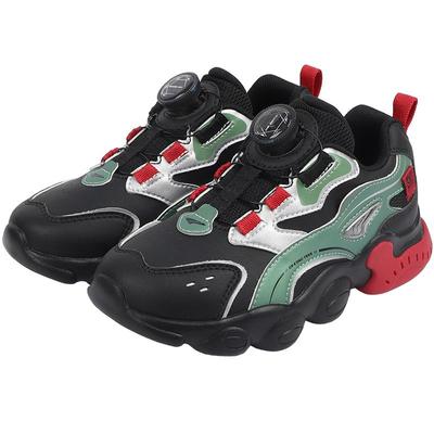 江博士男女旋钮扣儿童运动鞋