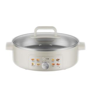 美的不锈钢电饼铛家用加深加大2025新款电煎锅烙饼官方旗舰店正品