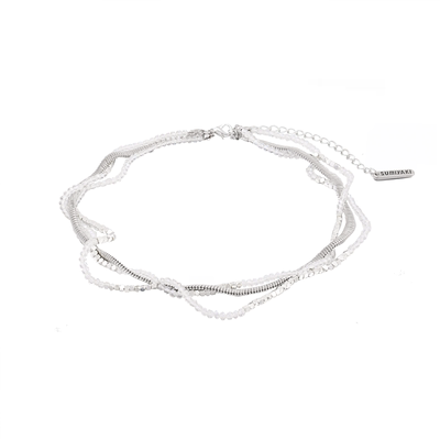 原创甜酷多层锁骨链高级感项链