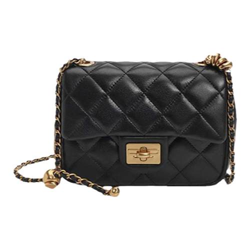 百丽包包女时尚百搭碎银几两羊皮真皮小香风链条包斜挎包X6917BX4