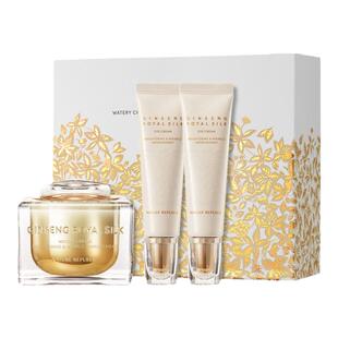 韩国自然乐园NATURE REPUBLIC人参丝柔黄金面霜眼霜套盒补水滋润