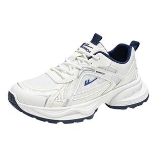 回力官方正品老爹鞋男女款运动鞋秋季网面透气男跑步休闲小白鞋女