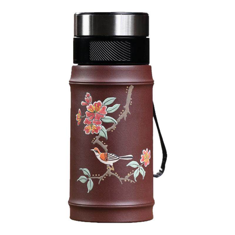 生日礼物长辈礼品风景刻绘实用杯