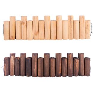 防腐木栅栏花园围栏花圃户外庭院篱笆室外护栏室内阳台装饰小木桩