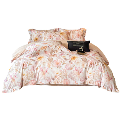 60支全棉磨毛四件套田园花卉