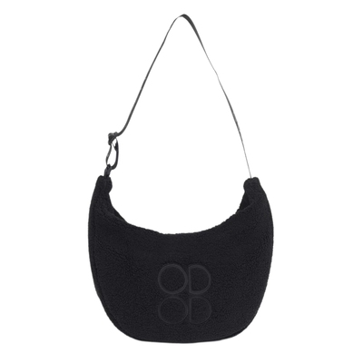 SweatyBetty柔软仿羊羔绒斜挎包