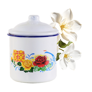 创意定制山姆喜糖礼盒成品含糖结婚搪瓷杯喜糖盒子高级订婚礼婚糖