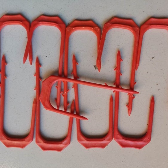 滴灌带固定叉子微喷防蔬菜带大棚器温室i配件塑料压游动水管