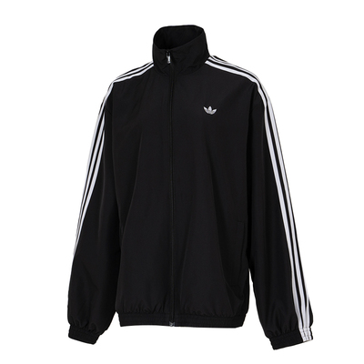 阿迪达斯外套女经典立领梭织夹克