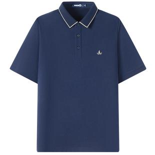 【凉感面料】Navigare意大利小帆船短袖polo衫男新款通勤翻领T恤