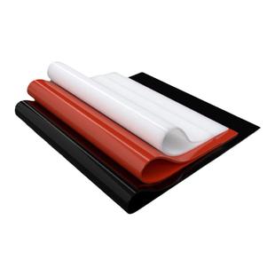 黑色耐高温硅胶板红色硅胶垫片密封件胶皮密封垫23456810mm定制