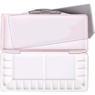 国产美捷乐调色盘 阿尔瓦罗 金麒水彩颜料保湿盒 18格24格33格便携调色盘