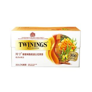 twinings英国川宁蜂蜜味路易波士花草茶茶包25袋 0咖啡因南非宝藏