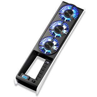 良值(IINE)适用索尼PS5 Slim/PRO散热器 轻薄版主机用风扇 散热风扇 智能温控降温静音 数字版/光驱版PS5配件