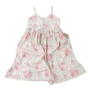 4z现货Fith童装24秋冬儿童日系抓绒卫衣外套无帽背带长裙连衣裙