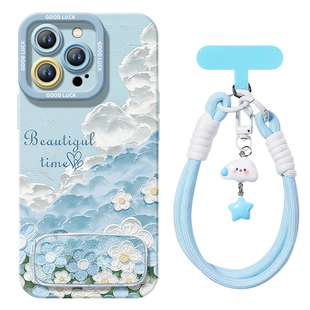 油画花海适用华为mate80pro手机壳mate60的新款mate70套m30硅胶promax全包pro+保护50外壳mata40高级感十系列