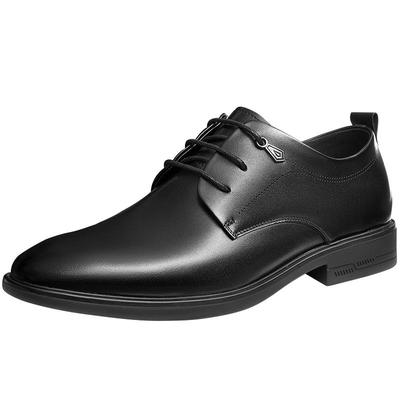 红蜻蜓系带软底正装皮鞋