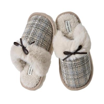 踩屎感棉拖鞋女士秋冬季