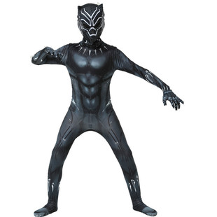女黑豹衣服儿童男紧身衣套装Black Panther 金色成人万圣节cos服