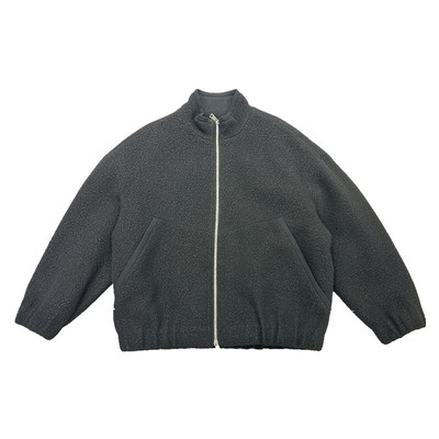 2025秋冬潮牌男士立领羊毛呢子外套宽松休闲简约羊驼毛夹克高级感