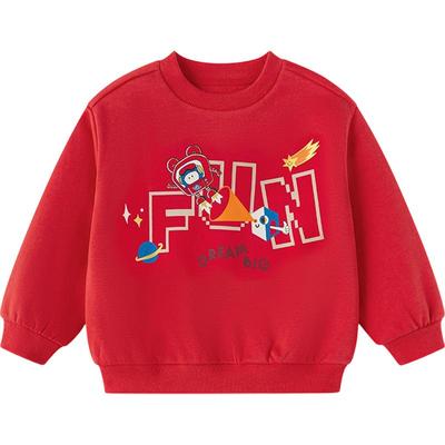 巴拉巴拉儿童加绒卫衣男女童t恤