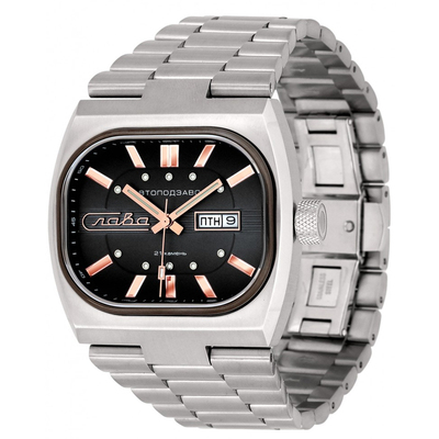 金阔方表自动机械双日历防水进口