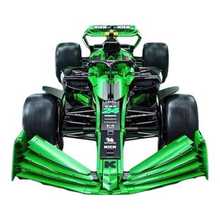 咔搭cada咔哒索伯索博c44拼装积木f1车模周冠宇摆件玩具男孩双鹰