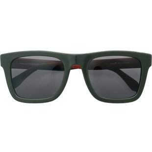 Alexander Mcqueen麦昆墨镜男开车专用防紫外线大脸太阳镜AM0301S