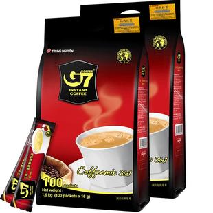 越南原装进口中原g7咖啡官方授权店3合1速溶咖啡粉1600g袋装200条