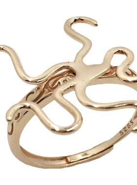 diy万能925银随形戒指空托定制